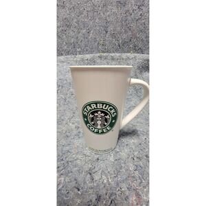 2006 Starbucks White Green Oringal Logo Cremica Coffe‎ Tea 16 Oz Mug